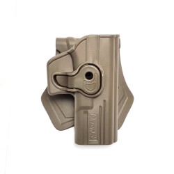 Amomax Tactical Quick Draw Holster for Airsoft TM/WE Glocks - Right Hand, FDE
