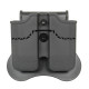 AMOMAX TACTICAL DOUBLE MAG POUCH FOR 1911 MAGS - BLACK