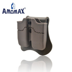 AMOMAX TACTICAL DOUBLE MAG POUCH FOR 1911 MAGS - FDE