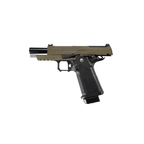 Arcturus Vanguard 4.3" Hi-Capa Gas Blowback Pistol with Optics Ready Slide - Two Tone