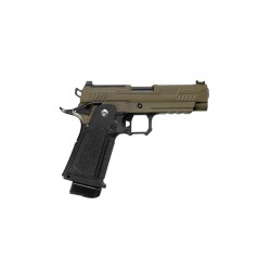 Arcturus Vanguard 4.3" Hi-Capa Gas Blowback Pistol with Optics Ready Slide - Two Tone