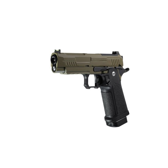 Arcturus Vanguard 4.3" Hi-Capa Gas Blowback Pistol with Optics Ready Slide - Two Tone
