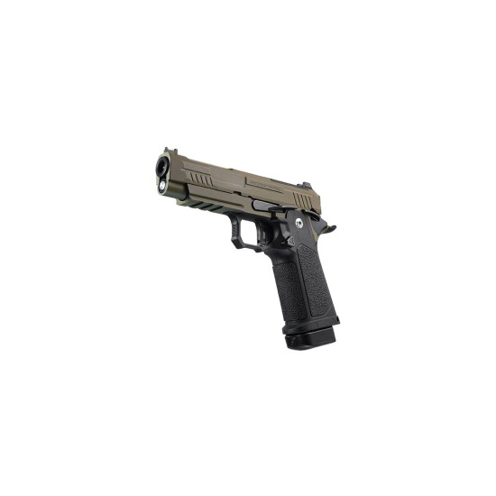 Arcturus Vanguard 4.3" Hi-Capa Gas Blowback Pistol with Optics Ready Slide - Two Tone