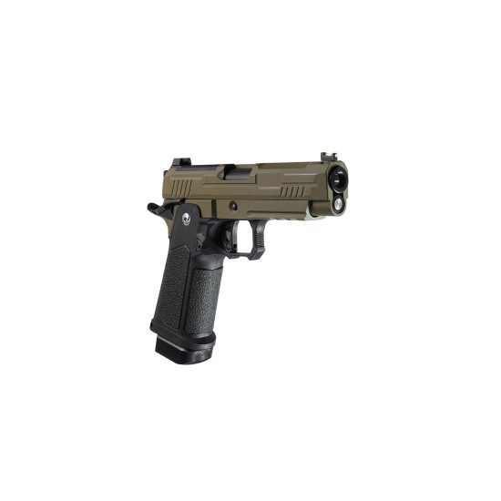 Arcturus Vanguard 4.3" Hi-Capa Gas Blowback Pistol with Optics Ready Slide - Two Tone