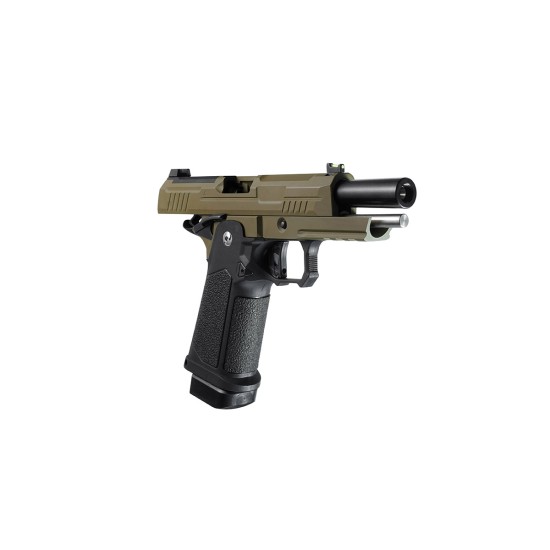 Arcturus Vanguard 4.3" Hi-Capa Gas Blowback Pistol with Optics Ready Slide - Two Tone