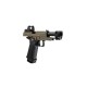 Arcturus Vanguard 4.3" OR Hi-Capa GBB Pistol with Compensator & ARS-1 Optic - Two Tone