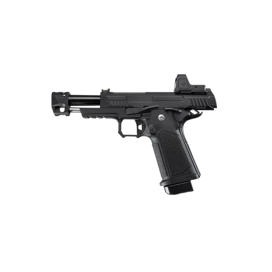 Arcturus Vanguard 4.3" OR Hi-Capa GBB Pistol with Compensator & ARS-1 Optic - Black
