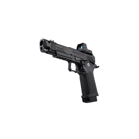 Arcturus Vanguard 4.3" OR Hi-Capa GBB Pistol with Compensator & ARS-1 Optic - Black