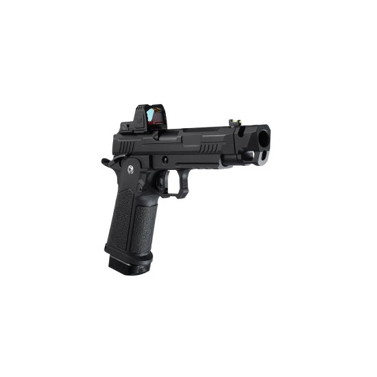 Arcturus Vanguard 4.3" OR Hi-Capa GBB Pistol with Compensator & ARS-1 Optic - Black