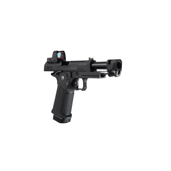 Arcturus Vanguard 4.3" OR Hi-Capa GBB Pistol with Compensator & ARS-1 Optic - Black
