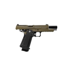 Arcturus Vanguard 5" Hi-Capa Gas Blowback Pistol with Optics Ready Slide - Two Tone