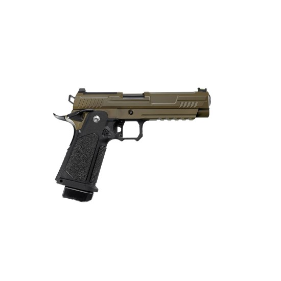 Arcturus Vanguard 5" Hi-Capa Gas Blowback Pistol with Optics Ready Slide - Two Tone