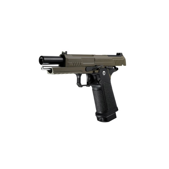 Arcturus Vanguard 5" Hi-Capa Gas Blowback Pistol with Optics Ready Slide - Two Tone