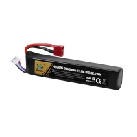 HongJie LiPo 11.1V 2000mAh 30C Battery - Single Stick