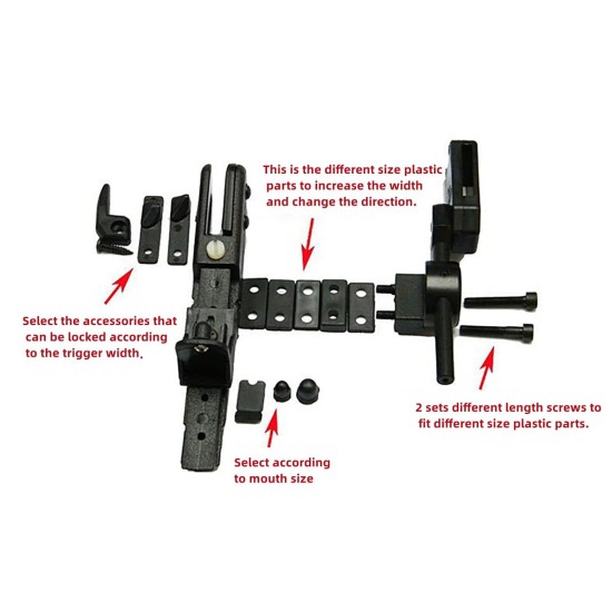 IPSC / USPSA CR Style Open Division Right Handed Holster - Black