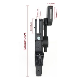 IPSC / USPSA CR Style Open Division Right Handed Holster - Black