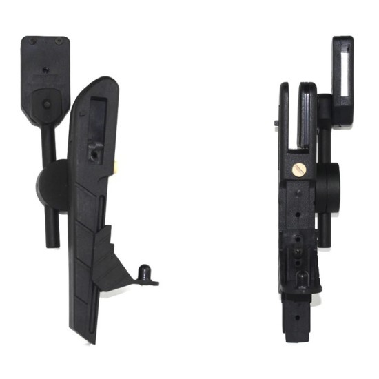 IPSC / USPSA CR Style Open Division Right Handed Holster - Black