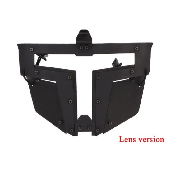 EmersonGear Iron Warrior Mask for FAST Helmets - Lens Ver, Black