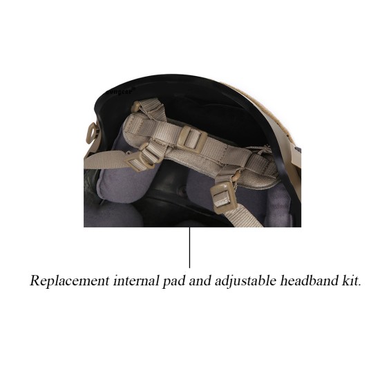 EmersonGear CP Style AF Helmet w/ NVG Mount Point - CB