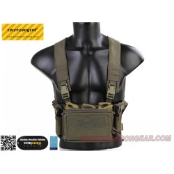 EmersonGear HS D3CR Style Micro Chest Rig - Ranger Green