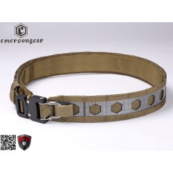 EmersonGear FC-Style "Bison" Combat Belt with COBRA Buckle - Coyote Brown, X-Large