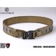 EmersonGear FC-Style "Bison" Combat Belt with COBRA Buckle - Coyote Brown, Large