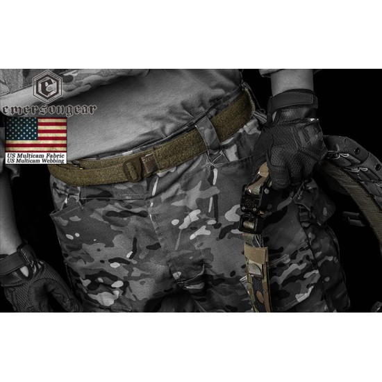 EmersonGear FC-Style "Bison" Combat Belt with COBRA Buckle - Coyote Brown, Large