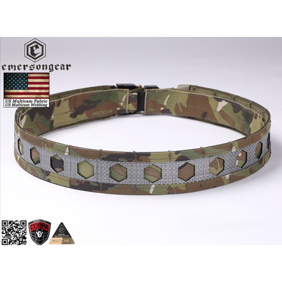 EmersonGear FC-Style "Bison" Combat Belt with COBRA Buckle - US Multicam, Small