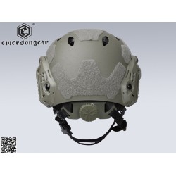 EmersonGear Fast SF Super High Cut Tactical BUMP Helmet - Ranger Green, S-M