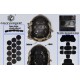 EmersonGear Fast SF Super High Cut Tactical Ballistic-Style Helmet - Black, S-M