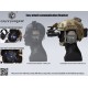 EmersonGear Fast SF Super High Cut Tactical Ballistic-Style Helmet - Black, S-M