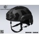 EmersonGear Fast SF Super High Cut Tactical Ballistic-Style Helmet - Black, S-M