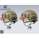 EmersonGear Fast SF Super High Cut Tactical Ballistic-Style Helmet - Black, S-M