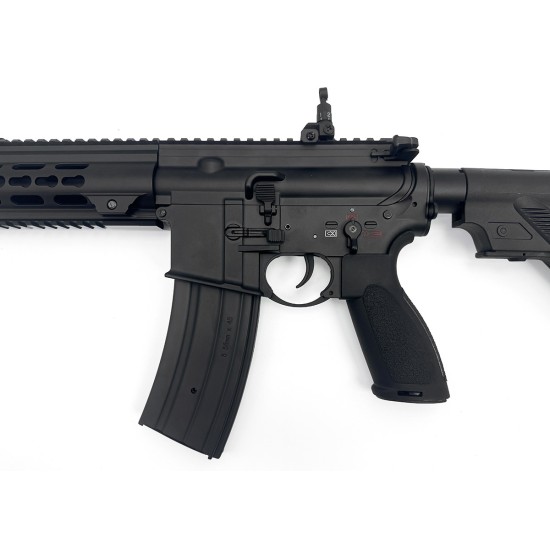 E&C G95 TFB German HK416 A7 8" AEG Rifle w/ Kestrel V2 ETU - BK