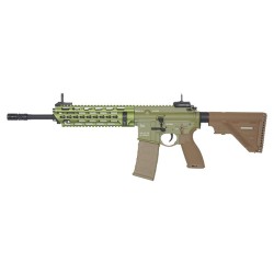 E&C G95 TFB German HK416 A8 AEG Rifle w/ Kestrel V2 ETU - Green