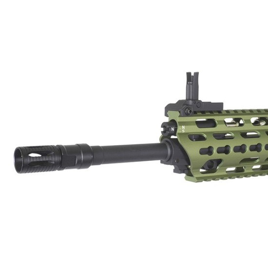 E&C G95 TFB German HK416 A8 AEG Rifle w/ Kestrel V2 ETU - Green
