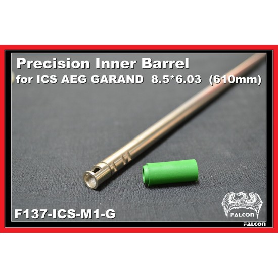 FALCON 6.03 PRECISION INNER BARREL FOR ICS M1 GARAND AEG (610MM)