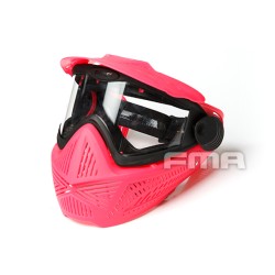 FMA F2 Full Face Mask with Single Layer Lens - Pink