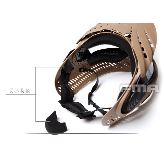 FMA F2 Full Face Mask with Single Layer Lens - FG
