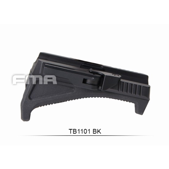 FMA QD FFG 3 Angled Fore Grip - Black