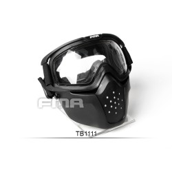 FMA S.A.P Separate Anti Fog Protection Mask - Black