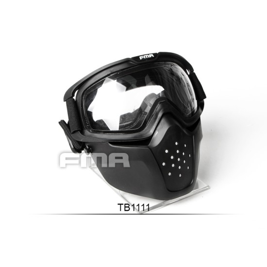 FMA S.A.P Separate Anti Fog Protection Mask - Black