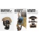 FMA EX Ballistic Style Helmet 3.0 ABS Version - L/XL, Tan