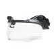 FMA Helmet Visor with Clear Lens for Fast Helmets - Black