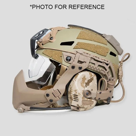 FMA Batlskin Viper Fixed ARM Helmet Visor with Clear Lens for Caiman Helmets - FG