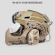 FMA Batlskin Viper Fixed ARM Helmet Visor with Clear Lens for Caiman Helmets - FG