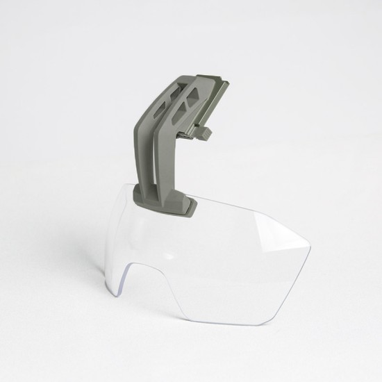 FMA Batlskin Viper Fixed ARM Helmet Visor with Clear Lens for Caiman Helmets - FG