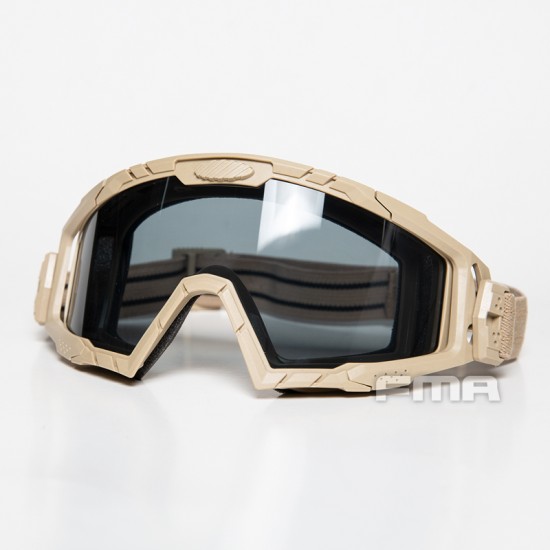 FMA SI Ballistic Style Goggle 2.0 for Airsoft - DE