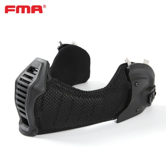 FMA EX Helmet ALL-TERRAIN Mandible Lower Mask - Black