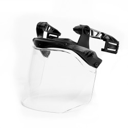 FMA EX Riot Face Shield for EX LTP 3.0 with Clear Lens - Black